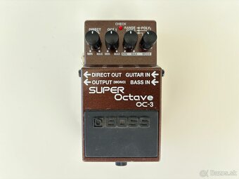 Predám gitarový/basový efekt Boss Super Octave OC-3 - 4