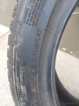 1ks NOVÁ 245/45 R18 100V FALKEN EUROWINTER HS01 RUNFLAT - 4