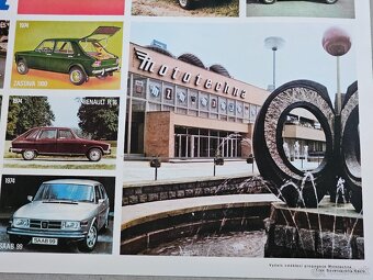 plakát mototechna motokov Volha škoda fiat tatra trabant VAZ - 4