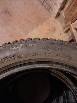 SUPER CENA 225/45 R17 MICHELIN Zimné pneumatiky - 4