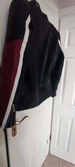 Retro kožená moto bunda - 4