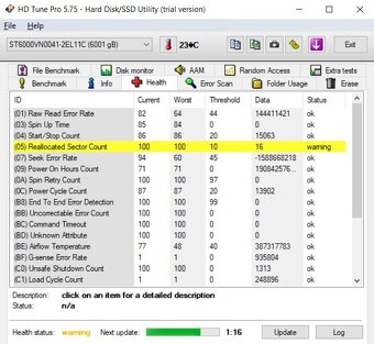 HDD Hard disk Seagate Ironwolf 3.5" 6TB ST6000VN0041 6000G - 4