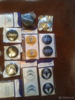 Puklice kryty kolies strieborne R14 a R16 a cervenostrieborn - 4