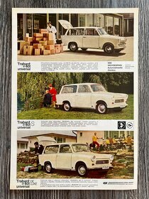 Dobový prospekt Trabant 601 ( 1966 ) česky - 8ks - 4