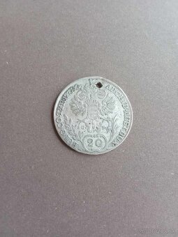 Strieborny 20 Krejcar 1777 - IC.FA - Maria Terezia - - 4