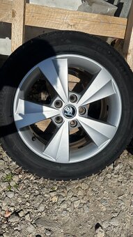 Originál Škoda Octavia 3 5x112 r16 - 4