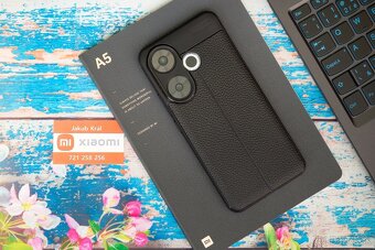 Puzdro s koženkovým vzorom pre Xiaomi / Redmi / Poco - 4