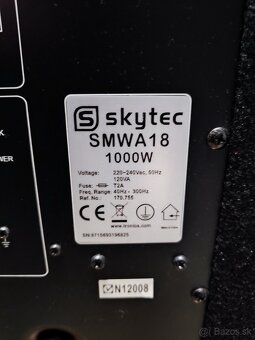 Predám 2ks subwoofer 1000W - 4