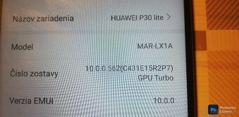 Huawei P30 lite - 4/128/Android 10 - 4