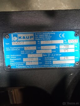 Rotačná bubnová svorka KAUP T455-1 - 4