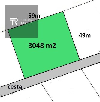 TRNAVA REALITY - priemyselný pozemok, 3048 m2, Trnava - pri - 4