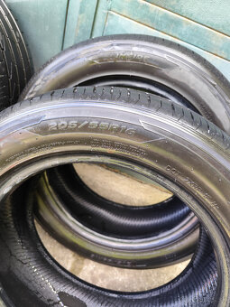 Letné pneu 205/55 r16 ,4 ks, dezén 6,5 mm - 4