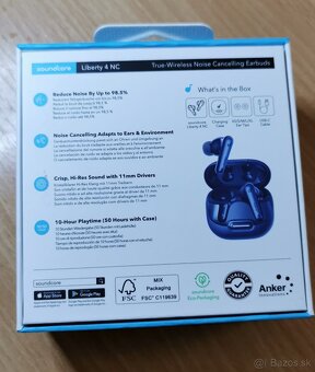 Slúchadlá Anker Soundcore Liberty 4NC Modré - 4