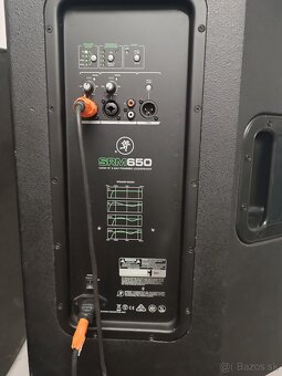 Predám aktivne reproduktory Mackie SRM650 - 4