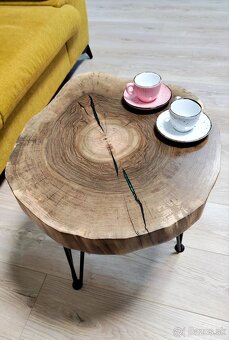 Epoxidový stolík- kávový/ odkladací/ nočný - 4