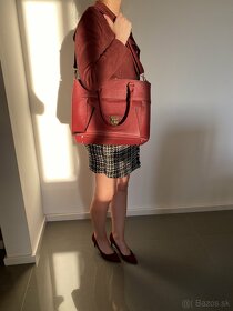 kabelka burgundy - 4