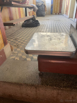 ⚖️ Retro obchodná váha TRANSPORTA Úpice (1976) - 4