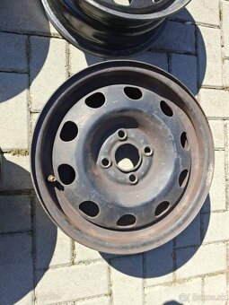 Plechové disky R14, 4x100, VW - 4