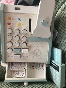 Drevene hracky vaha a pokladna - 4