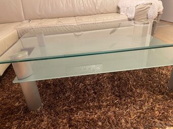 Sklenený stôl do obývačky - 4