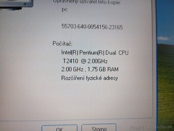 predám FUJITSU ESPRIMO MOBILE V5535 , WINDOWS XP - 4
