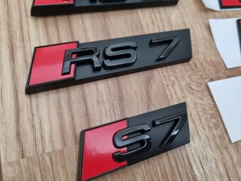 Napis logo znak - S3 RS3 S4 RS4 S7 RS7 RS6 SQ8 SQ7 SQ5 S8 - 4