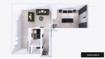 Na predaj 2 izbový tehlový byt s loggiou a výťahom, Stromová - 4