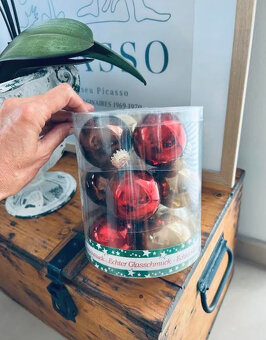 Vianočné sklenené gule/sady - 4