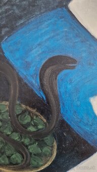 Predám originálnu olejomaľbu "Kleopatra" - 4