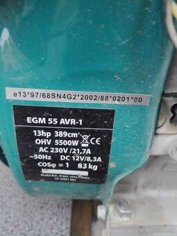 Predám generátor HERON 5,5kw - 4