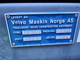 Kolesový bager Pel-Job (Volvo) EB 706P (EW 70)- odpočet dph - 4