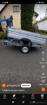 Prívesný vozík,vyklápací príves - 4