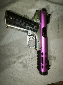 Plynová zbraň WE 1911 GALAXY fialová čelo hliníková - 4