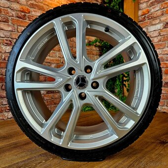 Alu R19 5x112 Mercedes CLA, VW Golf, Mini + zimné 225/35 R19 - 4