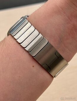 Apple Watch 44/45/46/49mm Silver Link Bracelet - 4