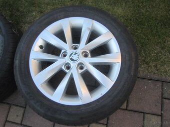 16" AL disky org. Š Octavia3 s let. pneu 205/55R16 Dunlop - 4