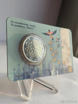 Belgicko 2024 pamätna 2€ minca Coincard BU kvalita - 4