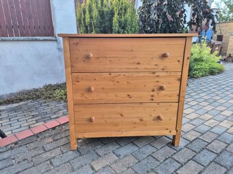 Drevena komoda masiv smrek - 4