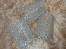 Staré retro sklenené tienidlá - 4