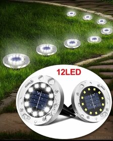 Solarne LED svetla do zeme s 12 ledkami - 4