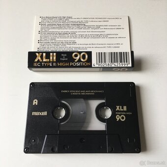 AUDIOKAZETY - MC KAZETY - MAXELL XL II 90 CHROME (U.K.) - 4