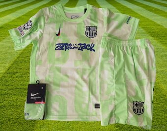 zelený dres YAMAL FC BARCELONA Travis Scott Limited #10 - 4