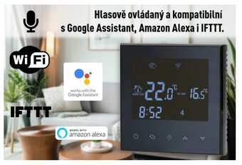 Aluzan Class E-16 cierny wifi termostat Tuya - 4