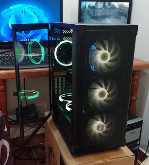 Produkčný herný PCRyzen7+RTX 3080 10GB OC+2xNVMe+ARGB - 4