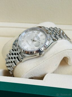 Rolex Datejust 36 ocel/biele zlato/diamanty - 4