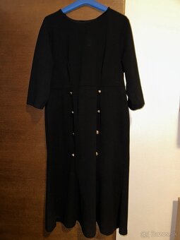 Elegantné čierne šaty - 4