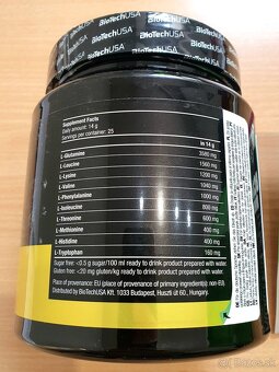 Aminokyseliny BIOTECH USA + GYMBEAM + PROM-IN (EAA + BCAA) - 4