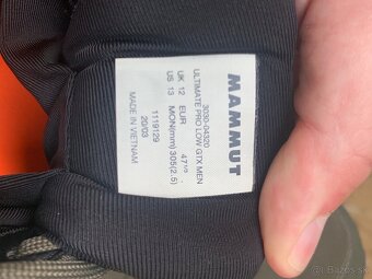 Pohodlná nízka turistická obuv Mammut Ultimate Pro Low GTX - 4