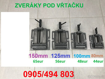 Predám liatinové strojné zveráky - 4