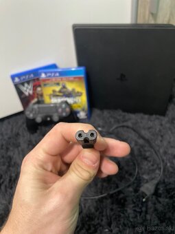 PS4 Slim + 2 hry + ovládač - 4